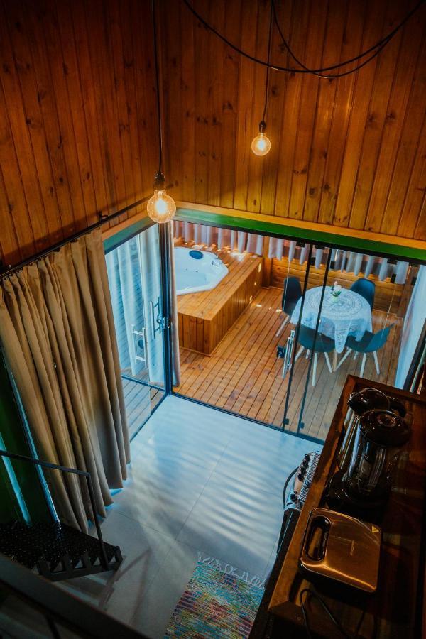 Casa Container - Pousada Container Da Montanha Verde Banheira Rio Fortuna Exteriér fotografie