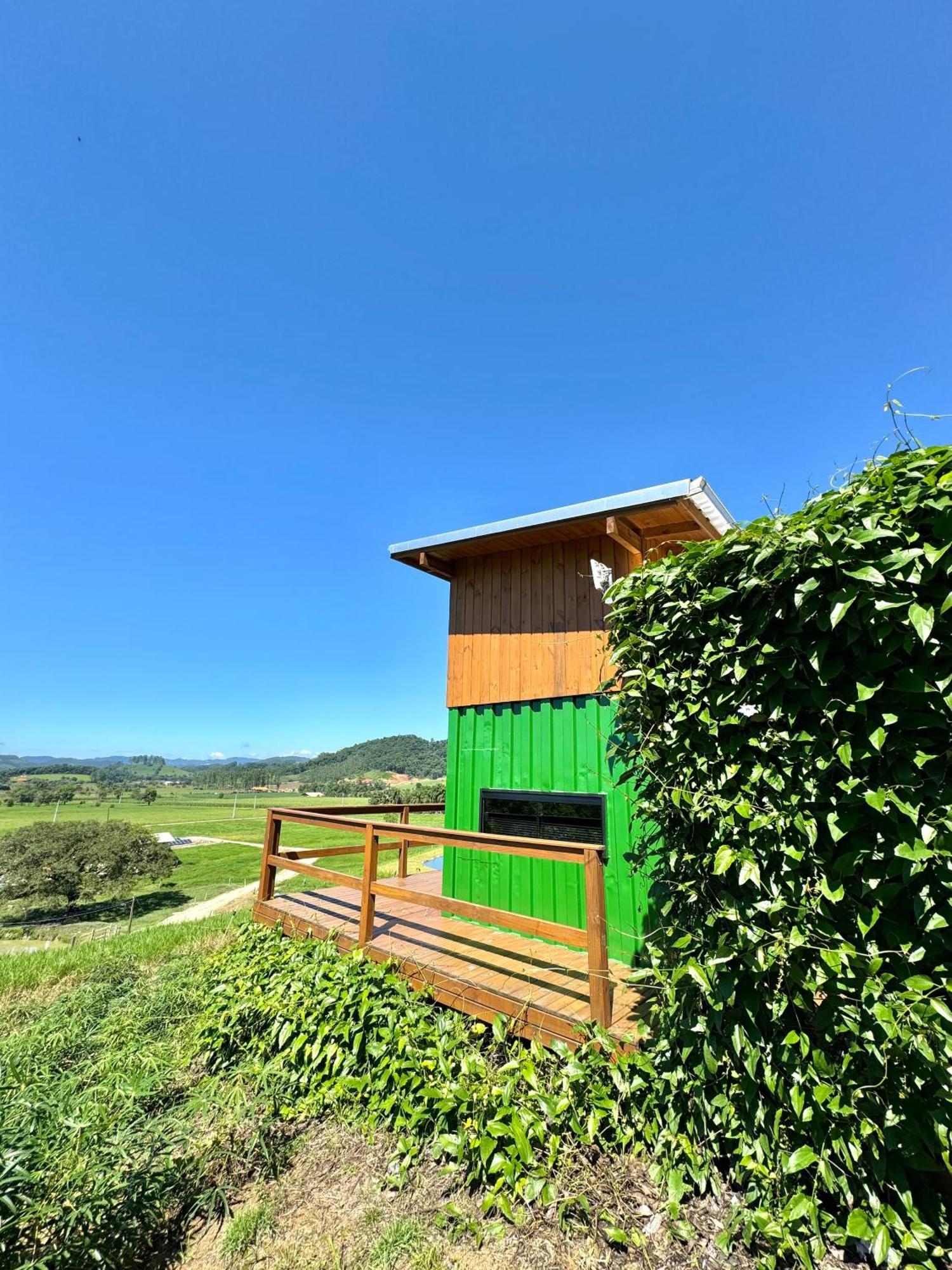 Casa Container - Pousada Container Da Montanha Verde Banheira Rio Fortuna Exteriér fotografie